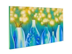 MCW Ölgemälde Vasen Handgemalt* Wanddekoration|Vasen