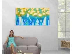 MCW Ölgemälde Vasen Handgemalt* Wanddekoration|Vasen