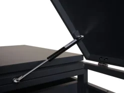 MCW Mülltonnenverkleidung E83-B Anthrazit Stahl 117x132x82cm