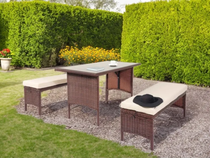 MCW Poly-Rattan Esstisch G16* Möbelserien
