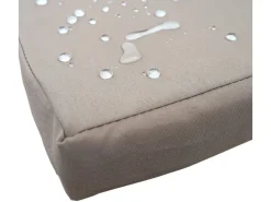 MCW Poly-Rattan Sitzbank mit Tisch E24 Kissen Creme* Kissen