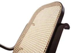 MCW Schaukelstuhl Gallarate Rattan Walnuss-Optik