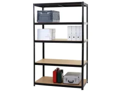MCW Schwerlastregal E33 Schwarz 200x120x60cm* Schwerlastregal