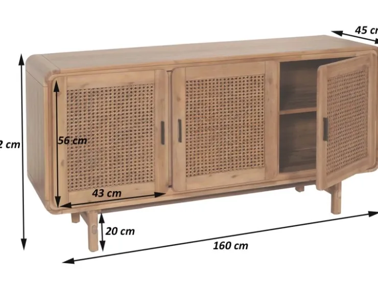 MCW Sideboard M47 82x160x45cm* Sideboards|Möbelserien