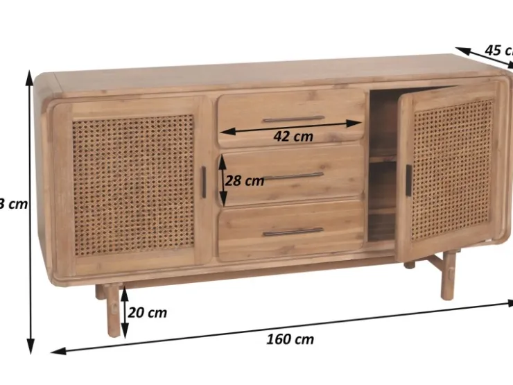 MCW Sideboard M47 83x160x45cm