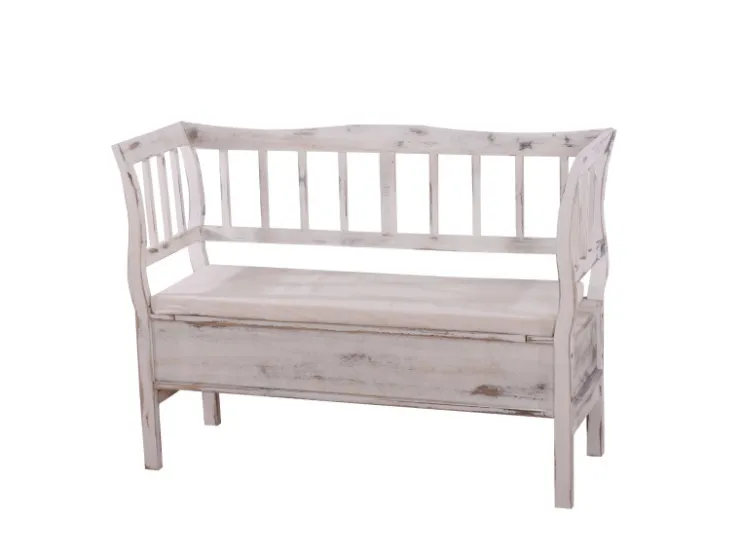 MCW Sitzbank H207 Staufach Shabby-Look Shabby