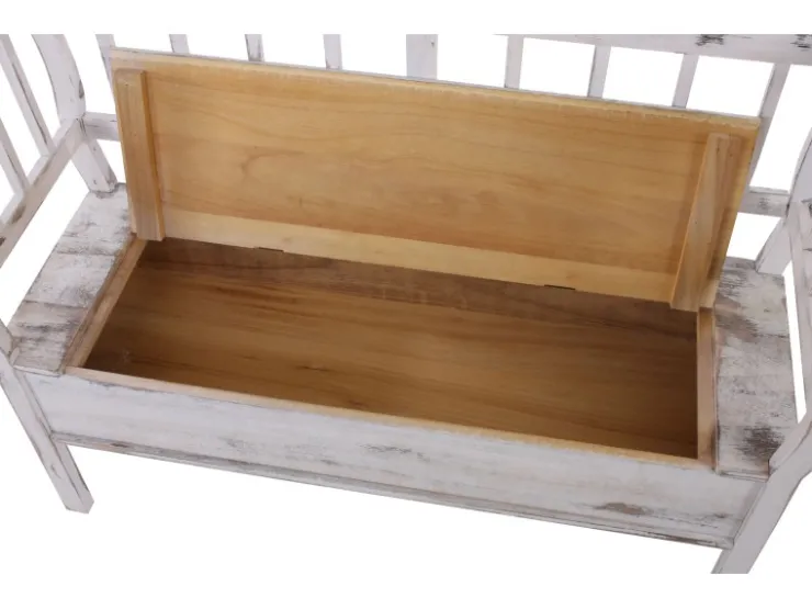 MCW Sitzbank H207 Staufach Shabby-Look Shabby