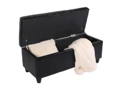 MCW Sitzbank mit Aufbewahrung Arezzo LEDER 112x45x45cm* Aufbewahrung