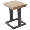 MCW Sitzhocker A15 Tanne Massiv* Klarlacke