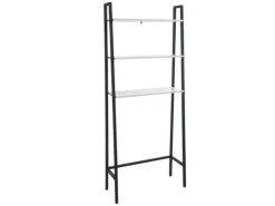 MCW Standregal K82 Marmor-Optik Weiß