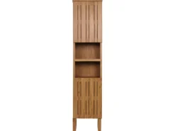 MCW Teak-Hochschrank M72 2 Türen 6 Fächer