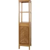 MCW Teak-Hochschrank M74 1 Tür 4 Fächer