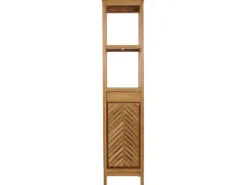 MCW Teak-Hochschrank M74 1 Tür 4 Fächer