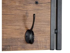 MCW Wandgarderobe A27 4 Haken 3D-Struktur Wild-Optik* Garderoben