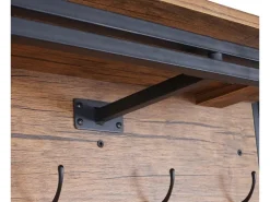 MCW Wandgarderobe A27 4 Haken 3D-Struktur Wild-Optik* Garderoben