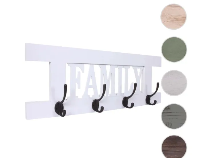 MCW Wandgarderobe C60 Family Shabby-Look Lackiert