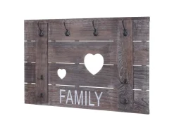 MCW Wandgarderobe C89 Family Shabby-Look Braun Shabby* Garderoben