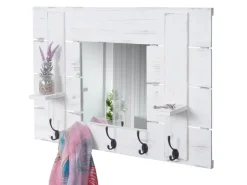 MCW Wandgarderobe C89 mit Spiegel Shabby
