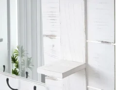 MCW Wandgarderobe C89 mit Spiegel Shabby