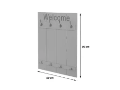 MCW Wandgarderobe C89 Welcome Shabby Shabby