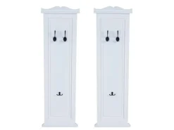 MCW Wandgarderobe H33 2er-Set Lackiert