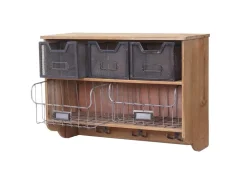 MCW Wandgarderobe Küchenregal A43