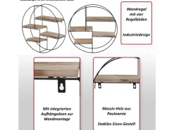 MCW Wandregal K76 45x45x11cm* Schweberegale