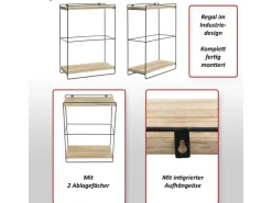 MCW Wandregal K77 50x35x17cm* Büroregale