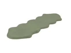 MeGusta Shaggy Hochflor Teppich Uni Mint Polyester 60x180 cm Catalina