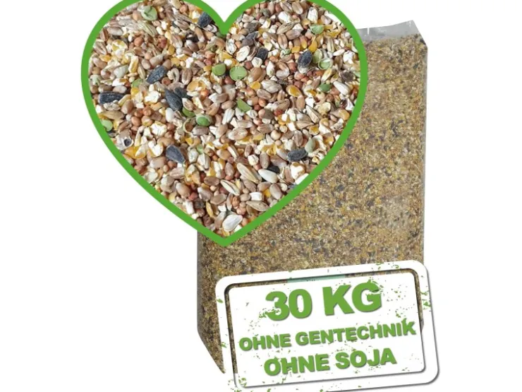 MeineHennen KÖRNER VITAL EXZELLENT 30 Kg PREMIUM Hühnerfutter Wachtelfutter mit Muschelschalen Buchweizen und Hirse* Kleintierbedarf