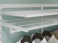 Metall-Hängeschiene 65 cm Weiß