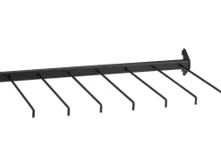 Metall-Hosenhalter 60 cm x 30 cm Schwarz