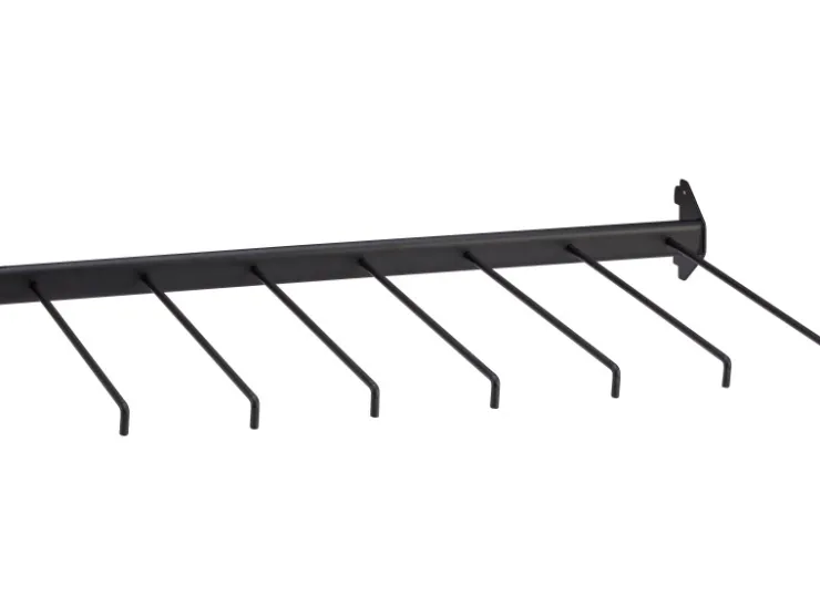Metall-Hosenhalter 60 cm x 30 cm Schwarz