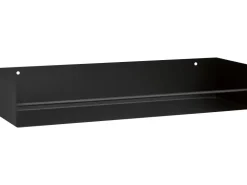 Metall-Regal Kenn 7 cm x 40 cm x 12 cm Schwarz matt
