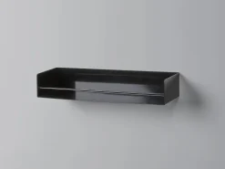 Metall-Regal Kenn 7 cm x 40 cm x 12 cm Schwarz matt