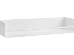 Metall-Regal Kenn 7 cm x 40 cm x 12 cm Weiß matt