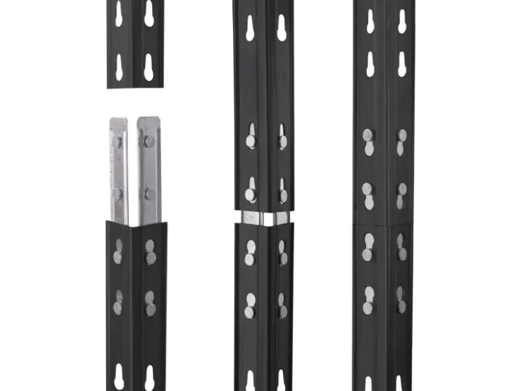 AR Shelving Metall-Schwerlast-Steckregal Rivet Anthrazit 180 cm x 90 cm x 45 cm 4 Böden