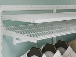 Metall-Wandschiene 2-reihig 150 cm Weiß* Wandregale|Kellerregale