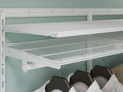 Metall-Wandschiene 1-reihig 100 cm Weiß