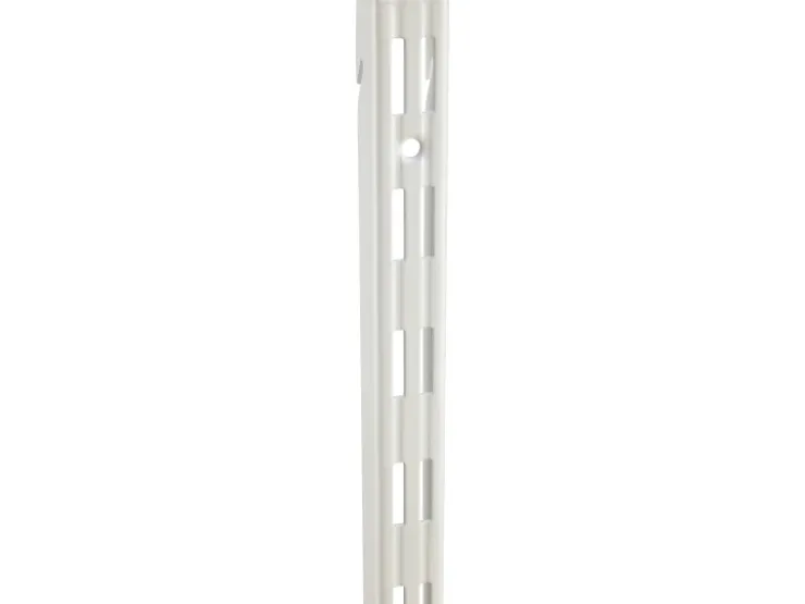 Metall-Wandschiene 2-reihig 100 cm Weiß* Wandregale|Kellerregale