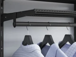 Metall-Winkelträger 1-reihig 30 cm Schwarz* Wandregale|Regale Schwarz