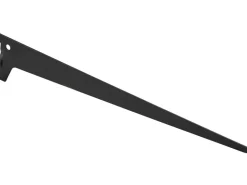 Metall-Winkelträger 1-reihig 40 cm Schwarz* Wandregale|Regale Schwarz
