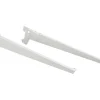Metall-Winkelträger-Set 1-reihig 38 cm Weiß