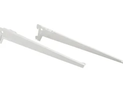 Metall-Winkelträger-Set 1-reihig 38 cm Weiß