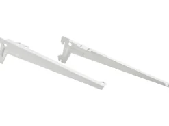 Metall-Winkelträger-Set 1-reihig 28 cm Weiß* Wandregale|Metallregale