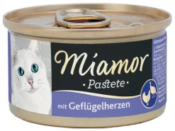 Miamor Pastete Geflügelherzen 85 g* Katzenbedarf
