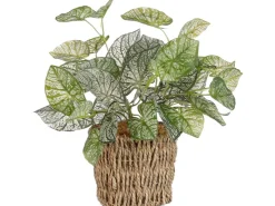 Mica Decorations Kunstpflanze Begonie im Korb Ø 12 cm x 33 cm* Kommode|Ostern
