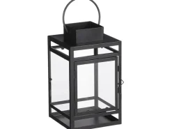 Mica Decorations Laterne Storm L 13,5 cm x B 13 cm x H 23 cm Schwarz* Windlichter|Laternen