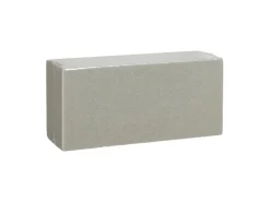 Mica Decorations Steckschaum Trockenfloristik 23 cm x 11 cm x 8 cm Grau