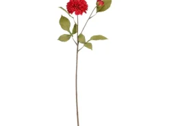 Mica Decorations Zweig Dahlie 62 cm Rot* Vasen|Kunstpflanzen